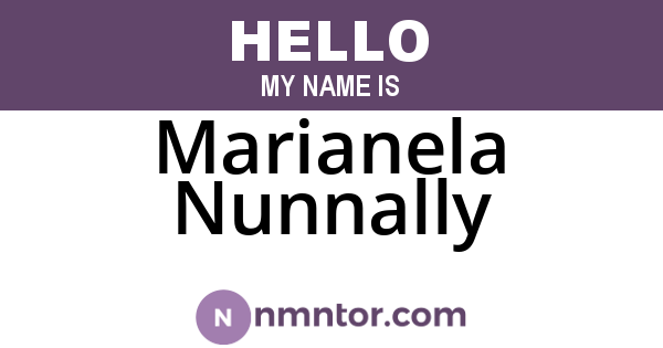 Marianela Nunnally