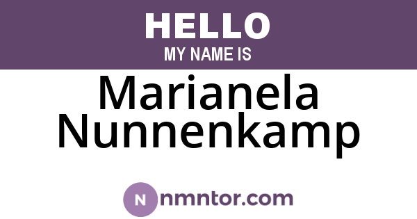 Marianela Nunnenkamp