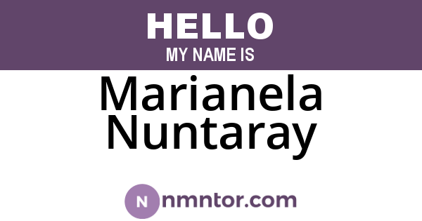 Marianela Nuntaray