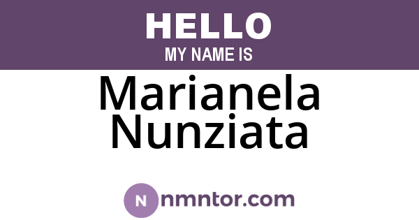 Marianela Nunziata