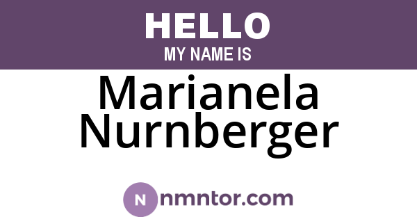 Marianela Nurnberger