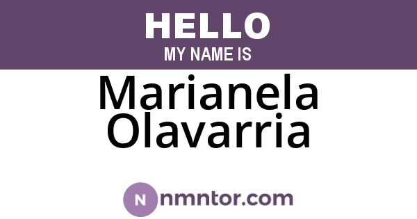 Marianela Olavarria