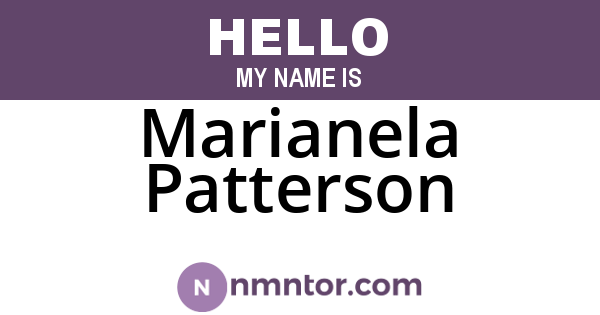 Marianela Patterson