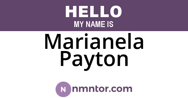 Marianela Payton