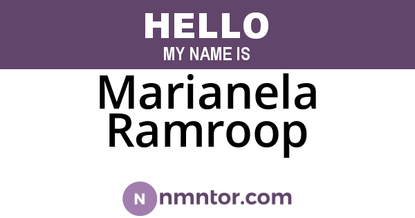Marianela Ramroop
