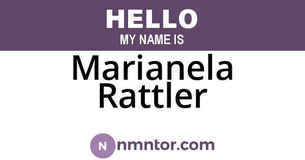 Marianela Rattler
