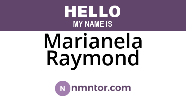 Marianela Raymond