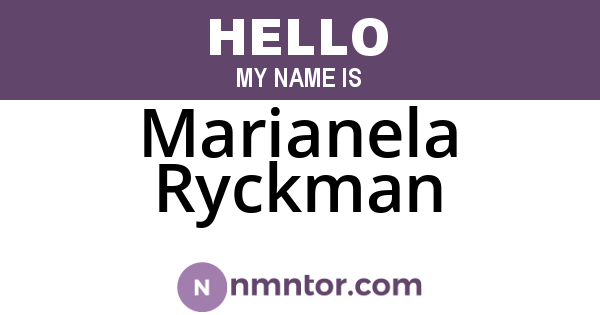 Marianela Ryckman