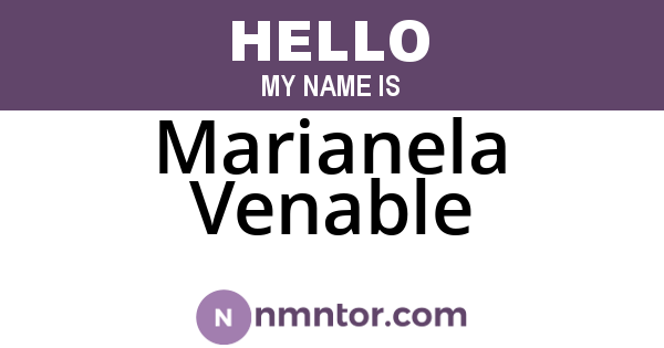 Marianela Venable