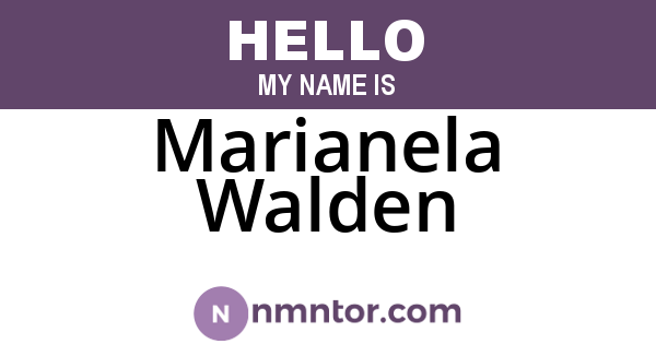 Marianela Walden