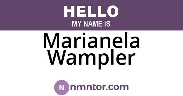 Marianela Wampler
