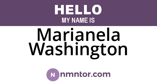 Marianela Washington