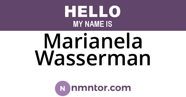 Marianela Wasserman