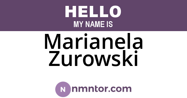 Marianela Zurowski