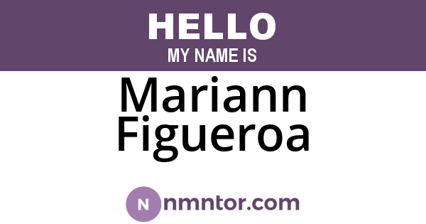 Mariann Figueroa