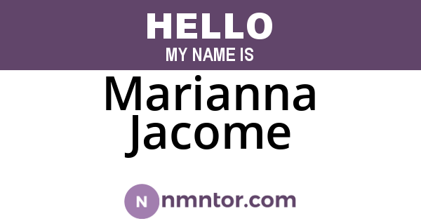 Marianna Jacome