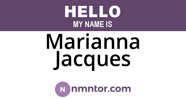 Marianna Jacques
