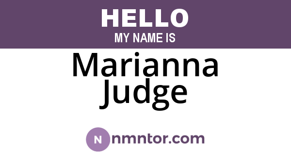 Marianna Judge
