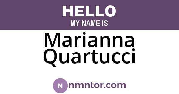 Marianna Quartucci