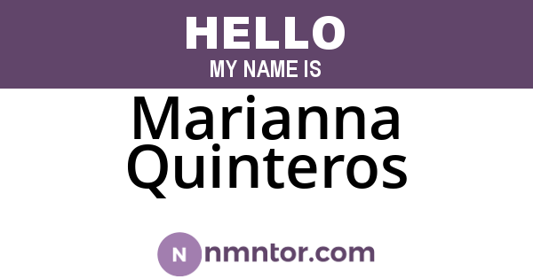 Marianna Quinteros