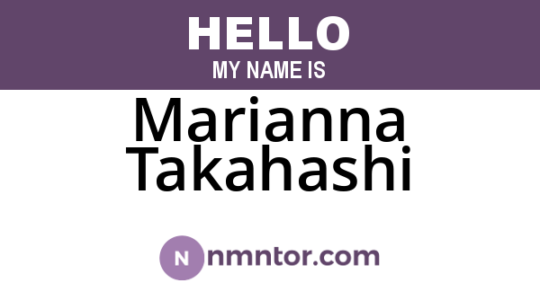 Marianna Takahashi