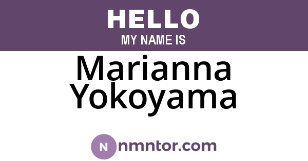 Marianna Yokoyama