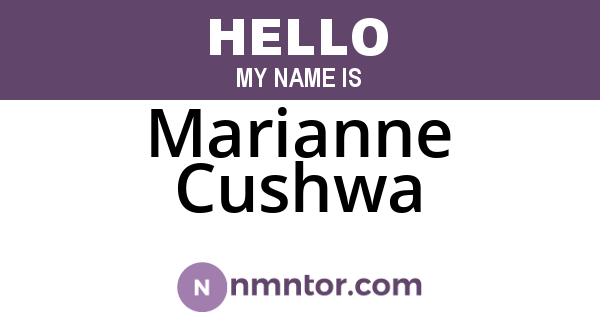 Marianne Cushwa