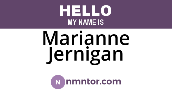 Marianne Jernigan