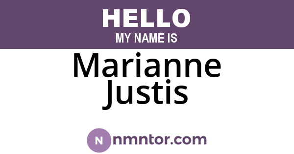 Marianne Justis