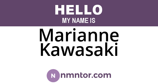 Marianne Kawasaki