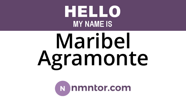 Maribel Agramonte