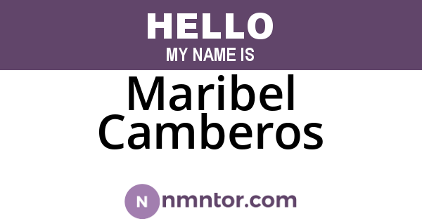 Maribel Camberos