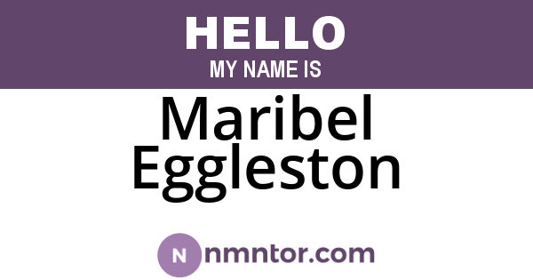 Maribel Eggleston