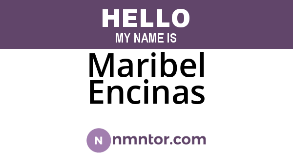 Maribel Encinas