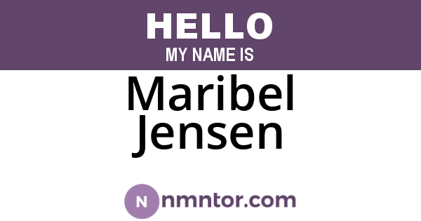 Maribel Jensen