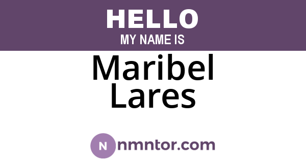 Maribel Lares