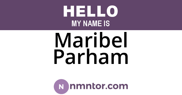 Maribel Parham