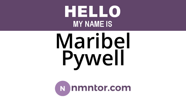 Maribel Pywell
