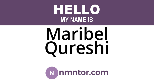 Maribel Qureshi