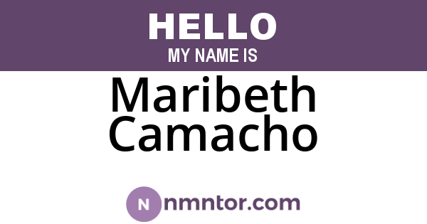 Maribeth Camacho