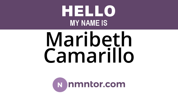 Maribeth Camarillo