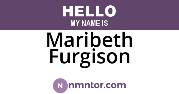Maribeth Furgison