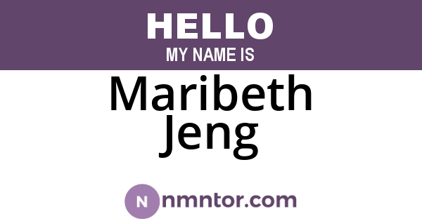 Maribeth Jeng