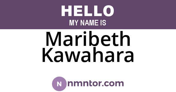 Maribeth Kawahara