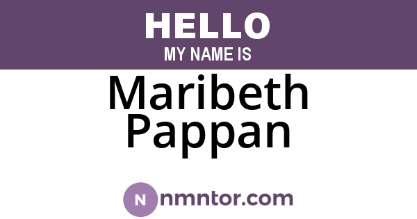 Maribeth Pappan