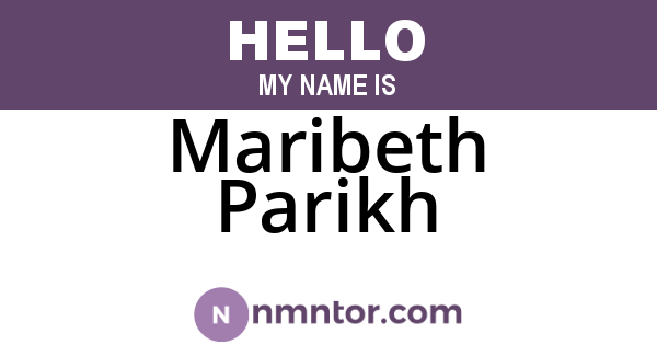 Maribeth Parikh