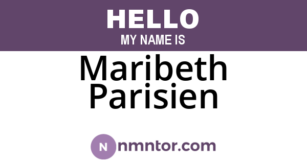 Maribeth Parisien