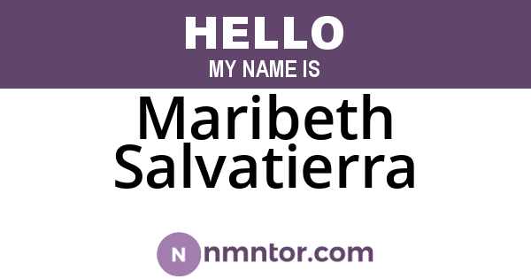 Maribeth Salvatierra