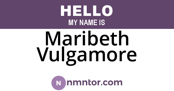 Maribeth Vulgamore