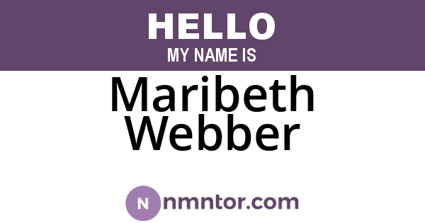 Maribeth Webber